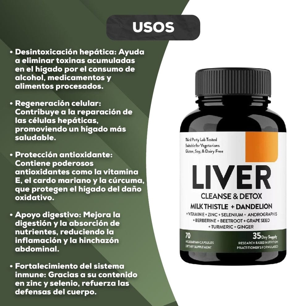 LIVER CLEANSE - Limpieza Hepática Natural y Efectiva_El Original